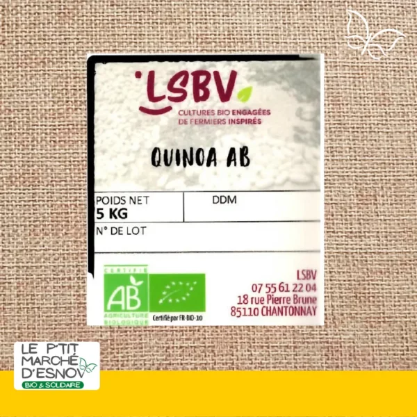 Étiquette Quinoa