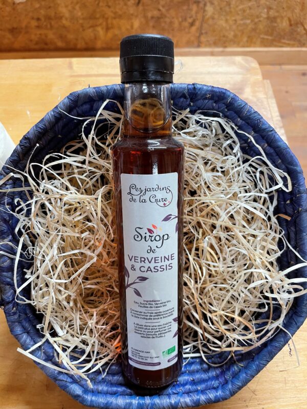 Sirop de plantes "Verveine & Cassis"