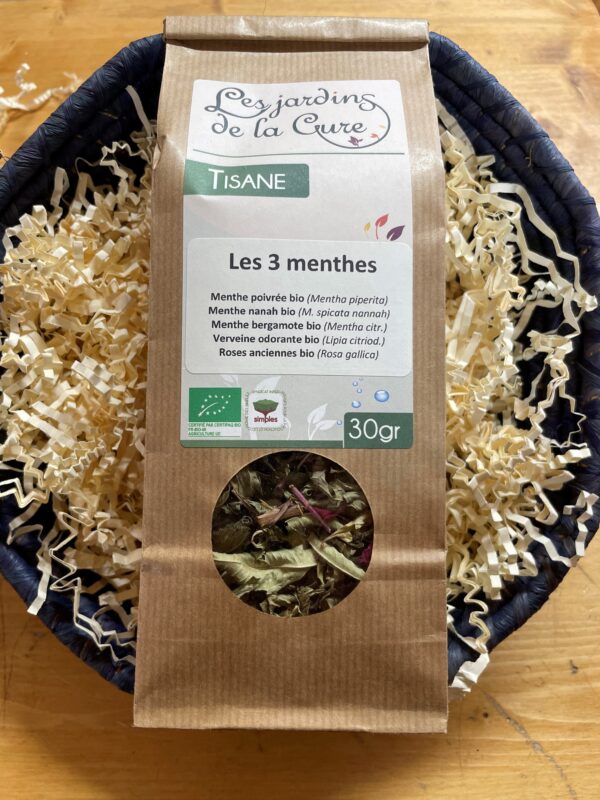 Tisane  "Les 3 Menthes"