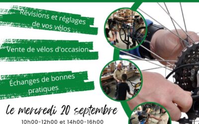 Nous ouvrons notre atelier vélos !