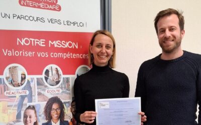 Un diplôme de CIP pour Aurélie
