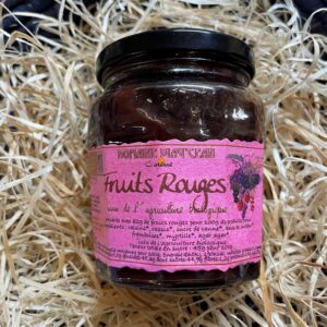 Confiture fruits rouges