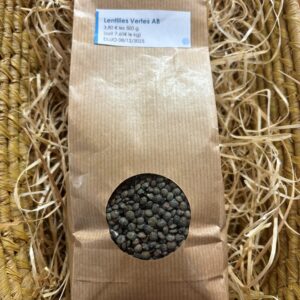 Lentilles vertes