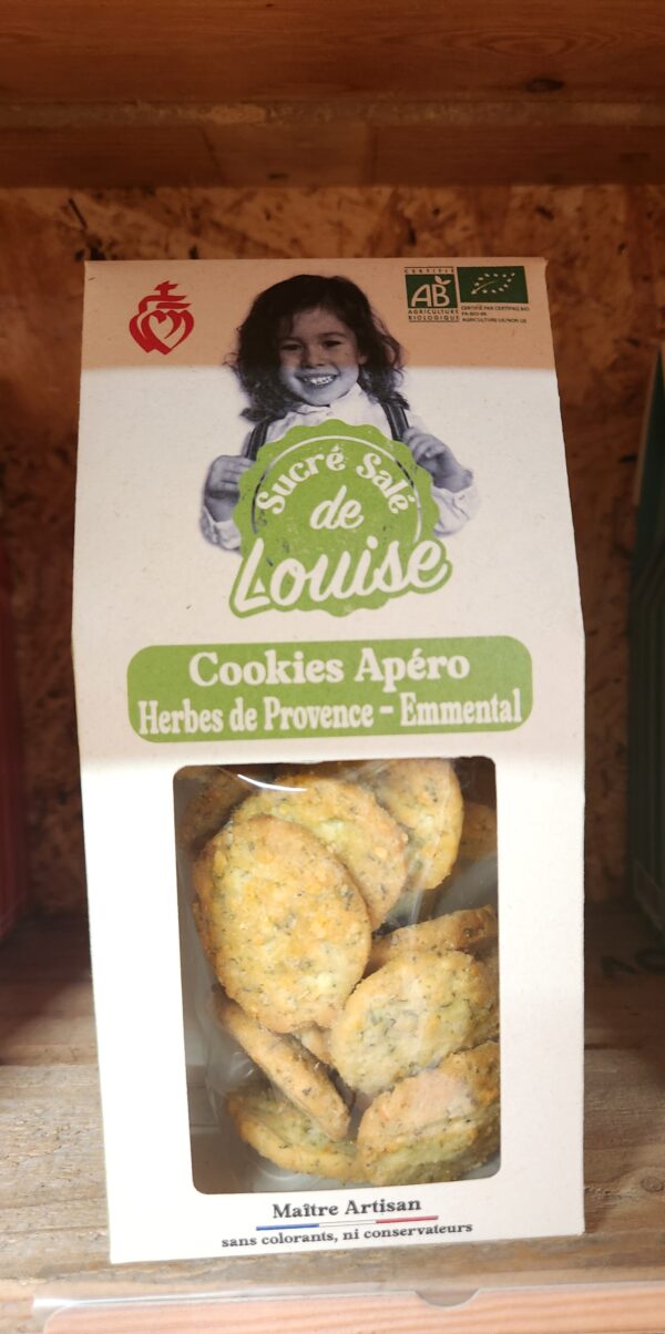 Cookies Apéro Herbes de Provence-Emmental