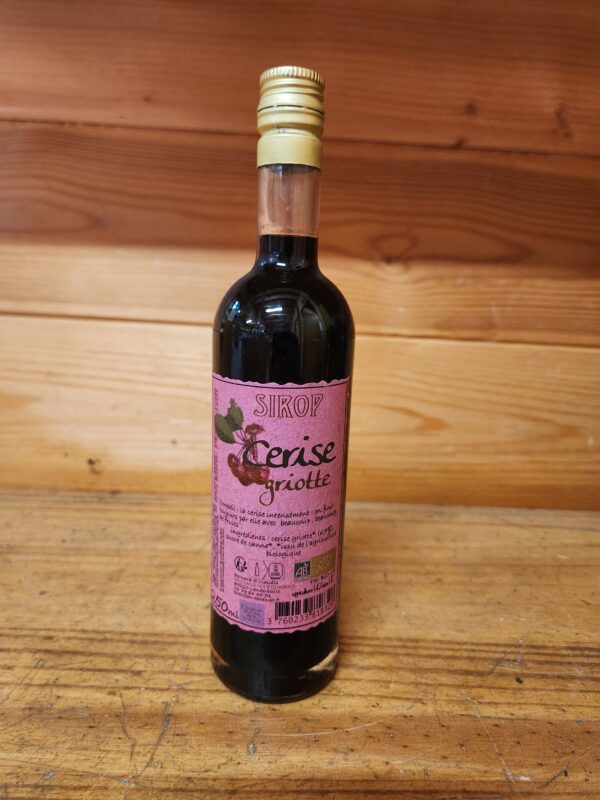 Sirop de cerise griotte