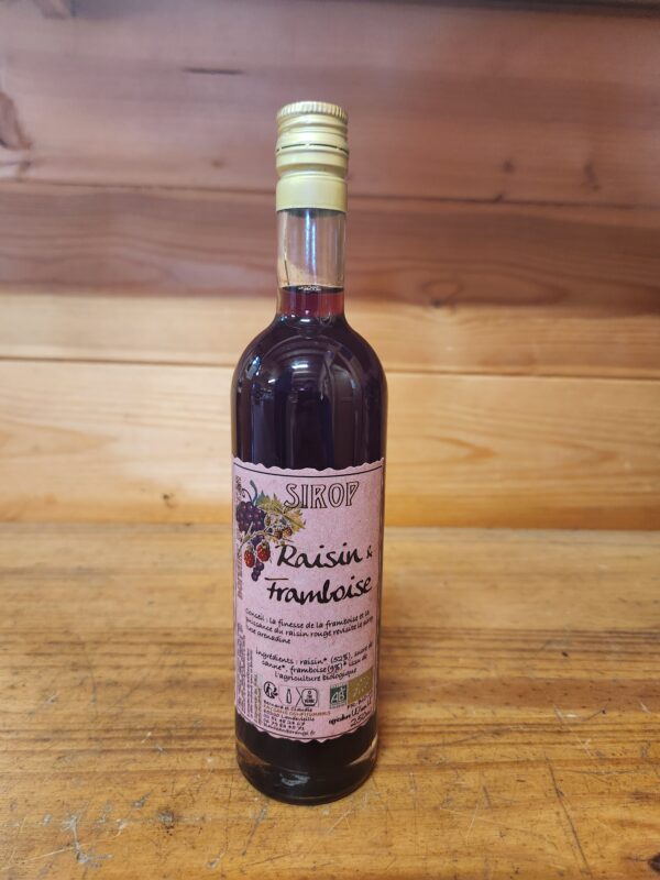 Sirop Raisin-Framboise