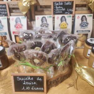 Sucettes au chocolat