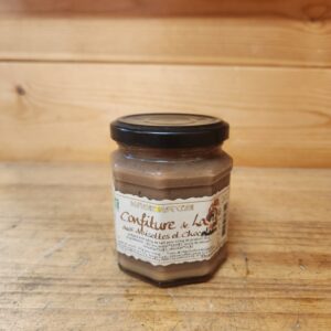 Confiture de lait aux noisettes et chocolat