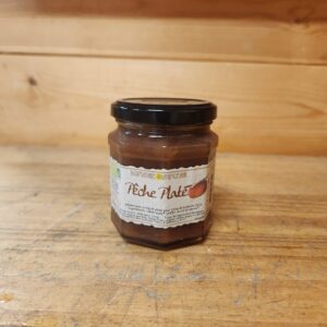 Confiture de pêche plate