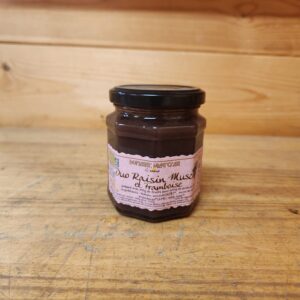Confiture raisin muscat et framboise